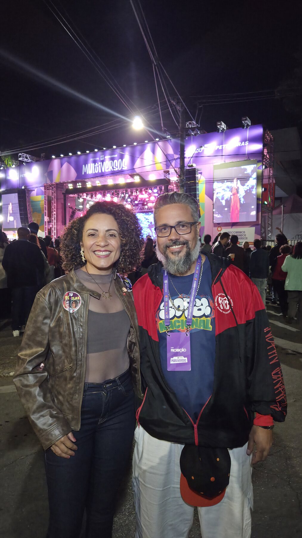 Edgar Silva dos Anjos na produção do Festival Multiversos