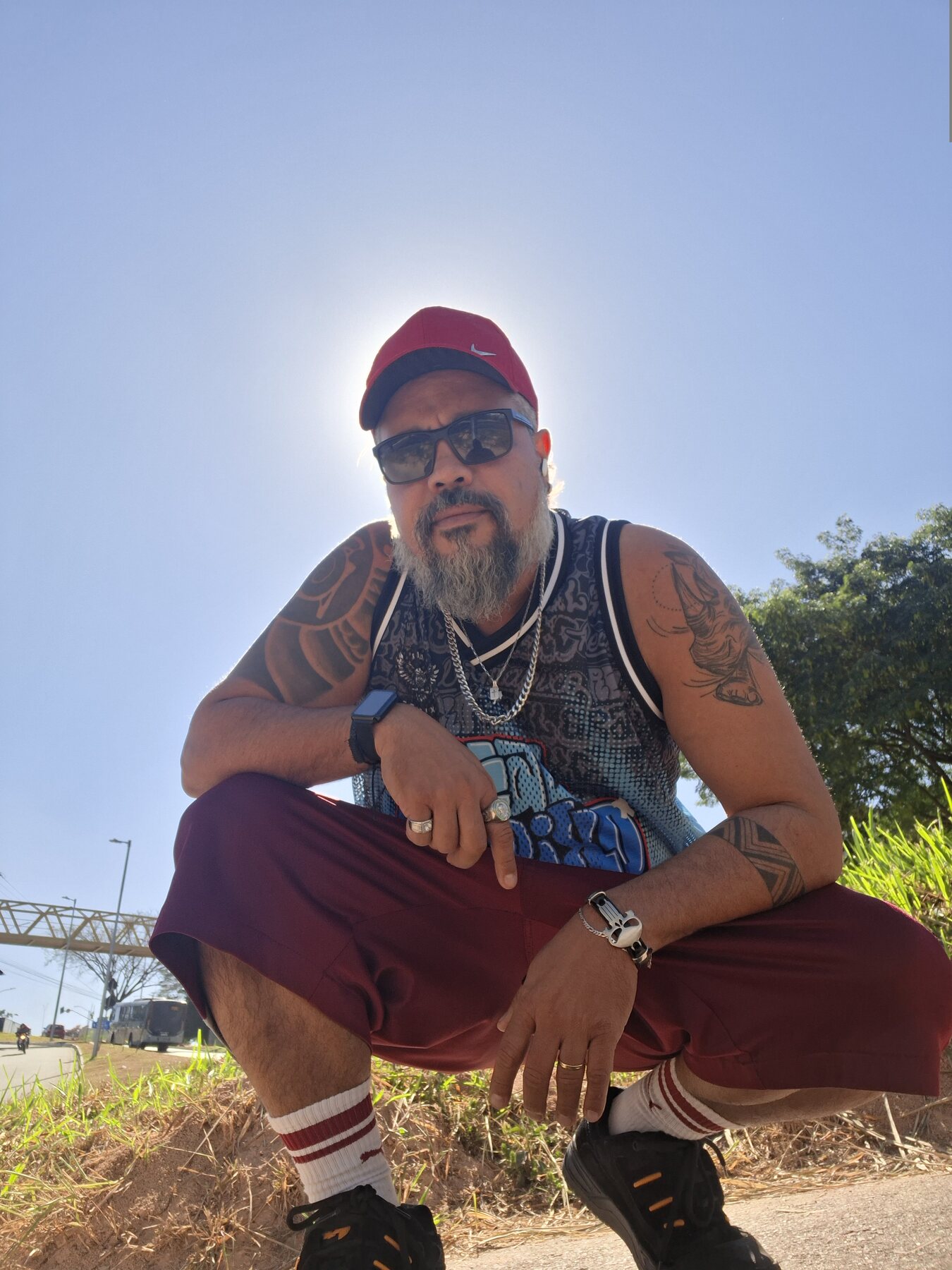 Edgar Silva dos Anjos em espaço urbano de Belo Horizonte